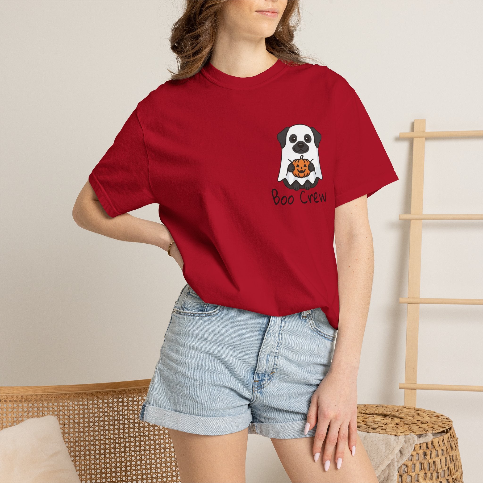 Ozzie Boo Crew T-shirt | Halloween Dog Shirt