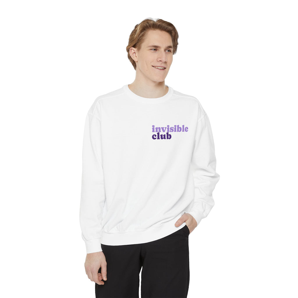 Invisible Club Sweatshirt — Some Disabilities Are Invisible Awareness Crewneck