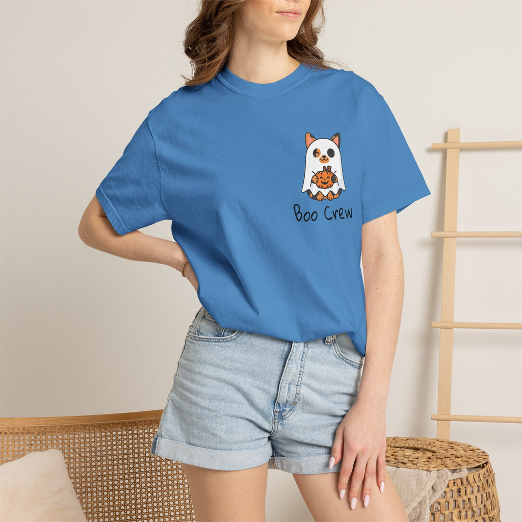 Piper Boo Crew T-shirt | Halloween Cat Shirt