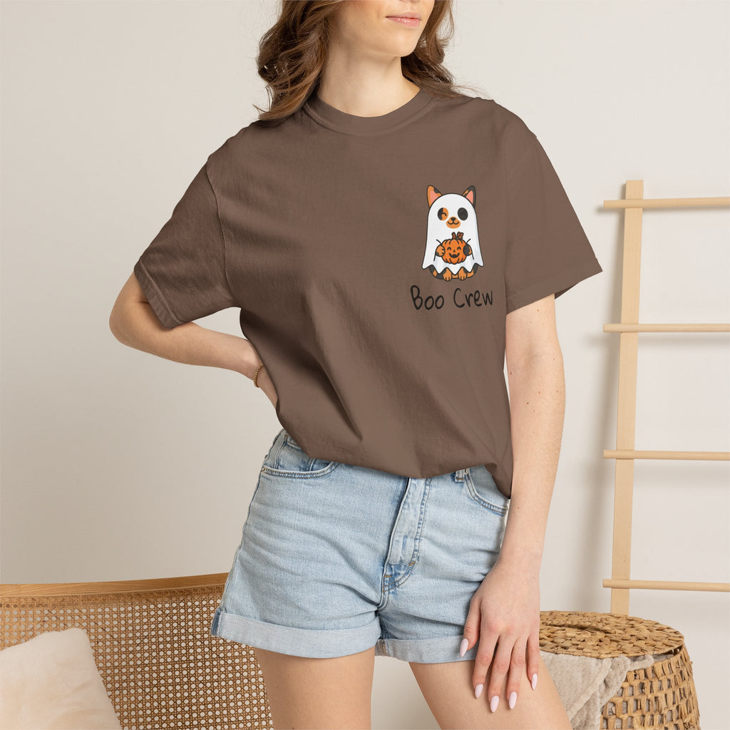 Piper Boo Crew T-shirt | Halloween Cat Shirt