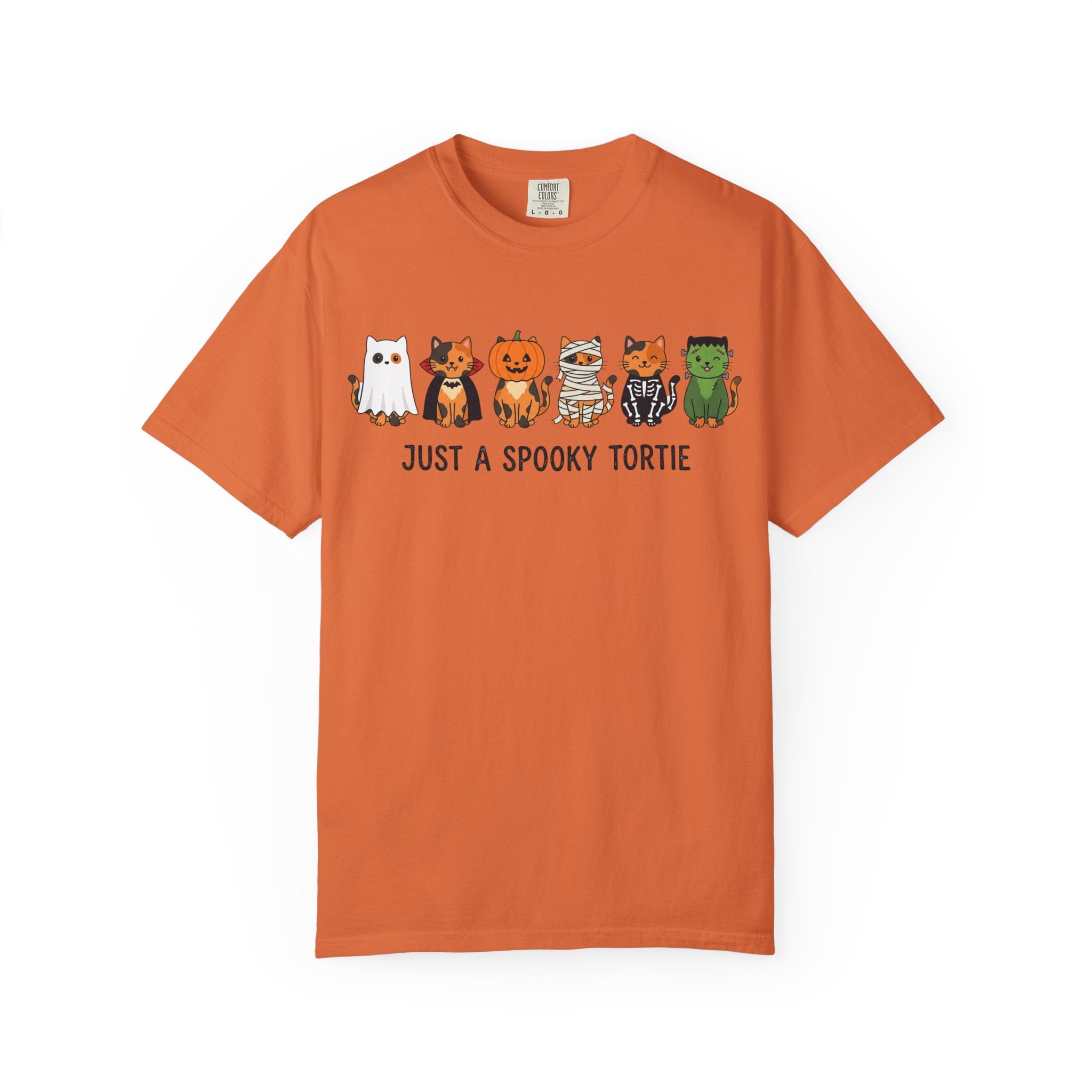 Just a Spooky Tortie | Halloween Cat T-Shirt