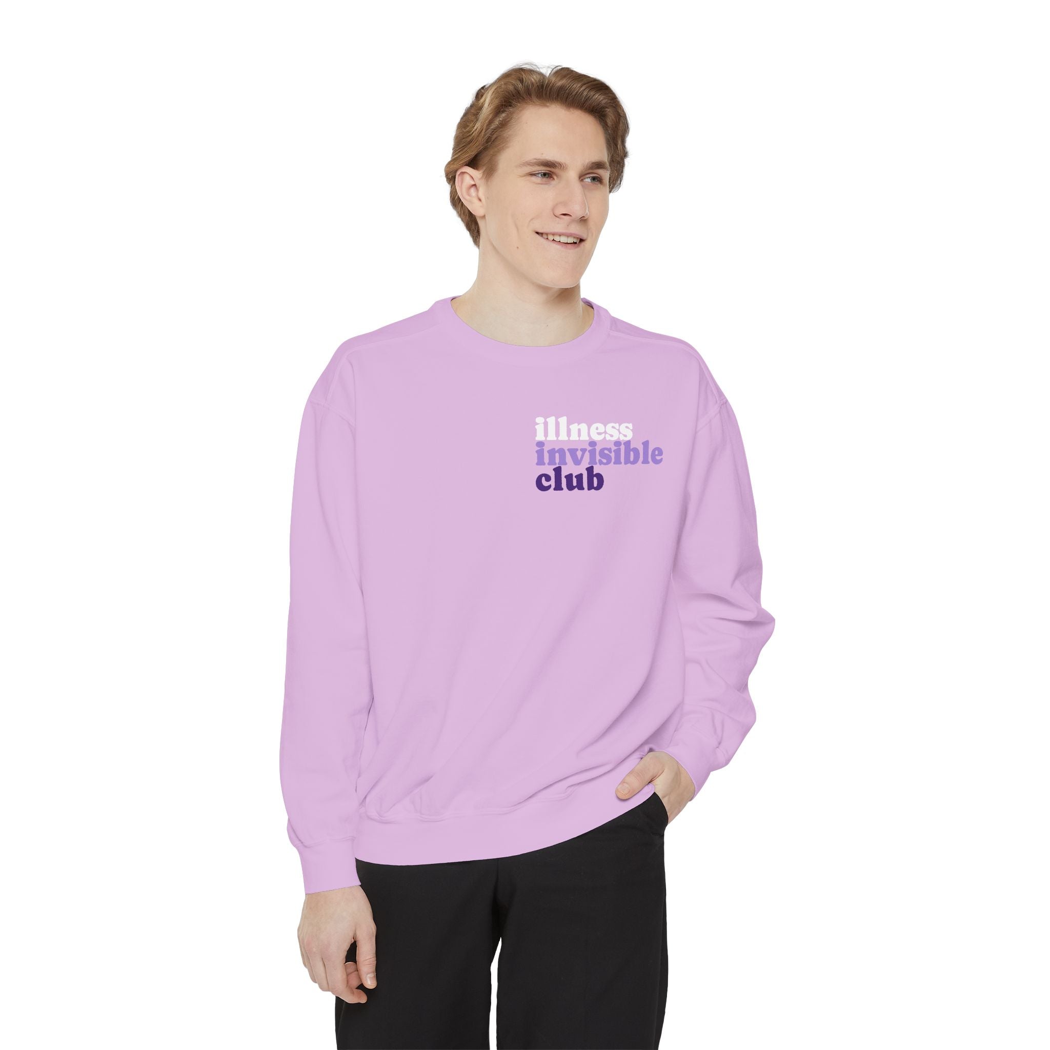 Invisible Club Sweatshirt — Some Disabilities Are Invisible Awareness Crewneck