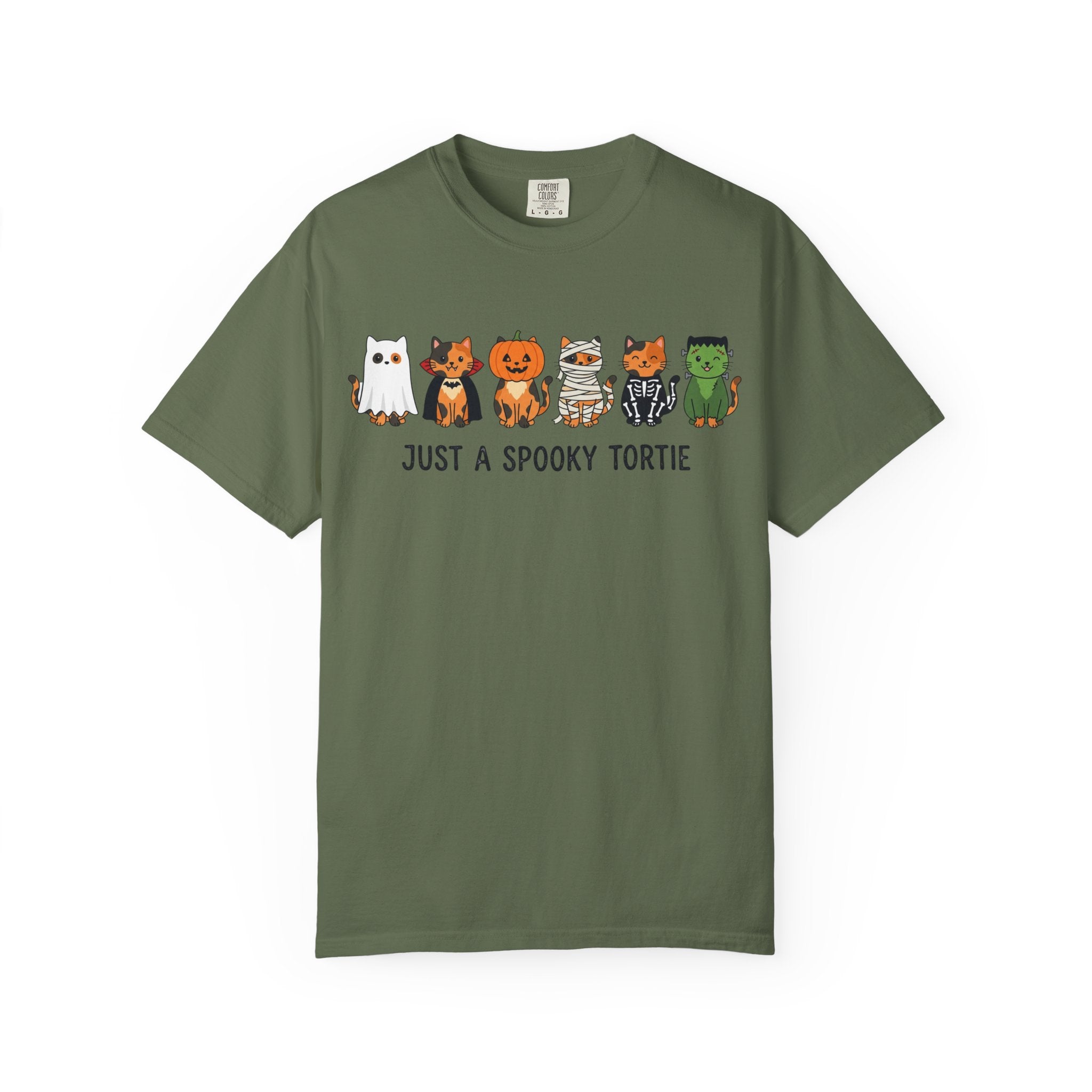 Just a Spooky Tortie | Halloween Cat T-Shirt