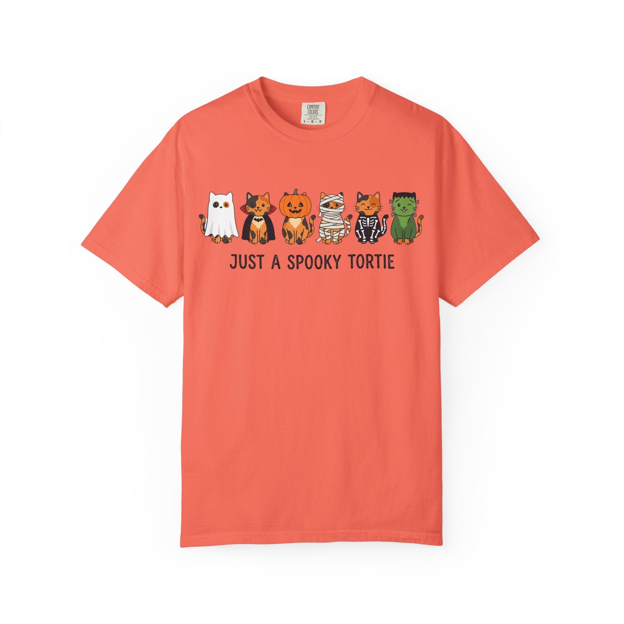 Just a Spooky Tortie | Halloween Cat T-Shirt