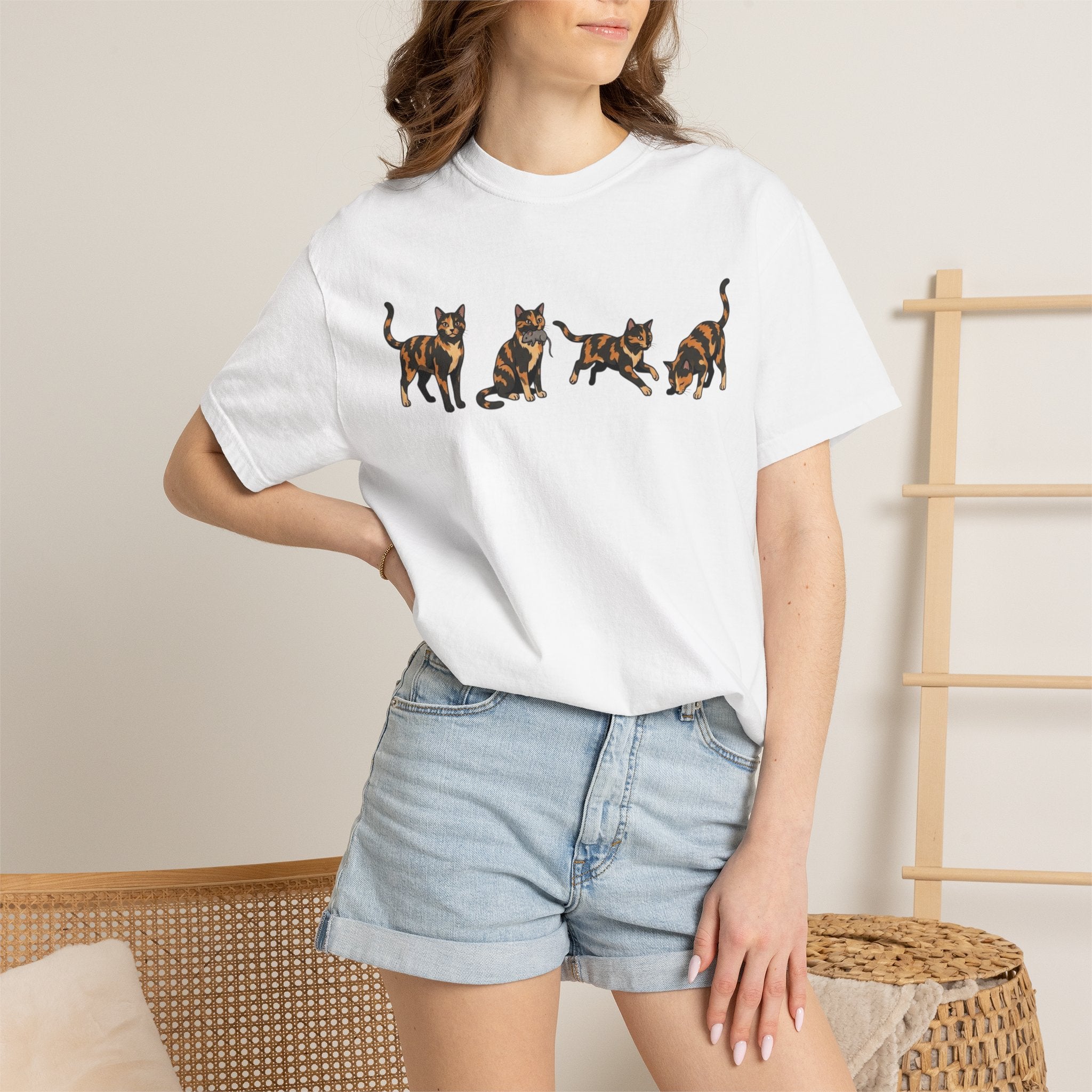 Just Piper Things | Tortie Cat Tshirt