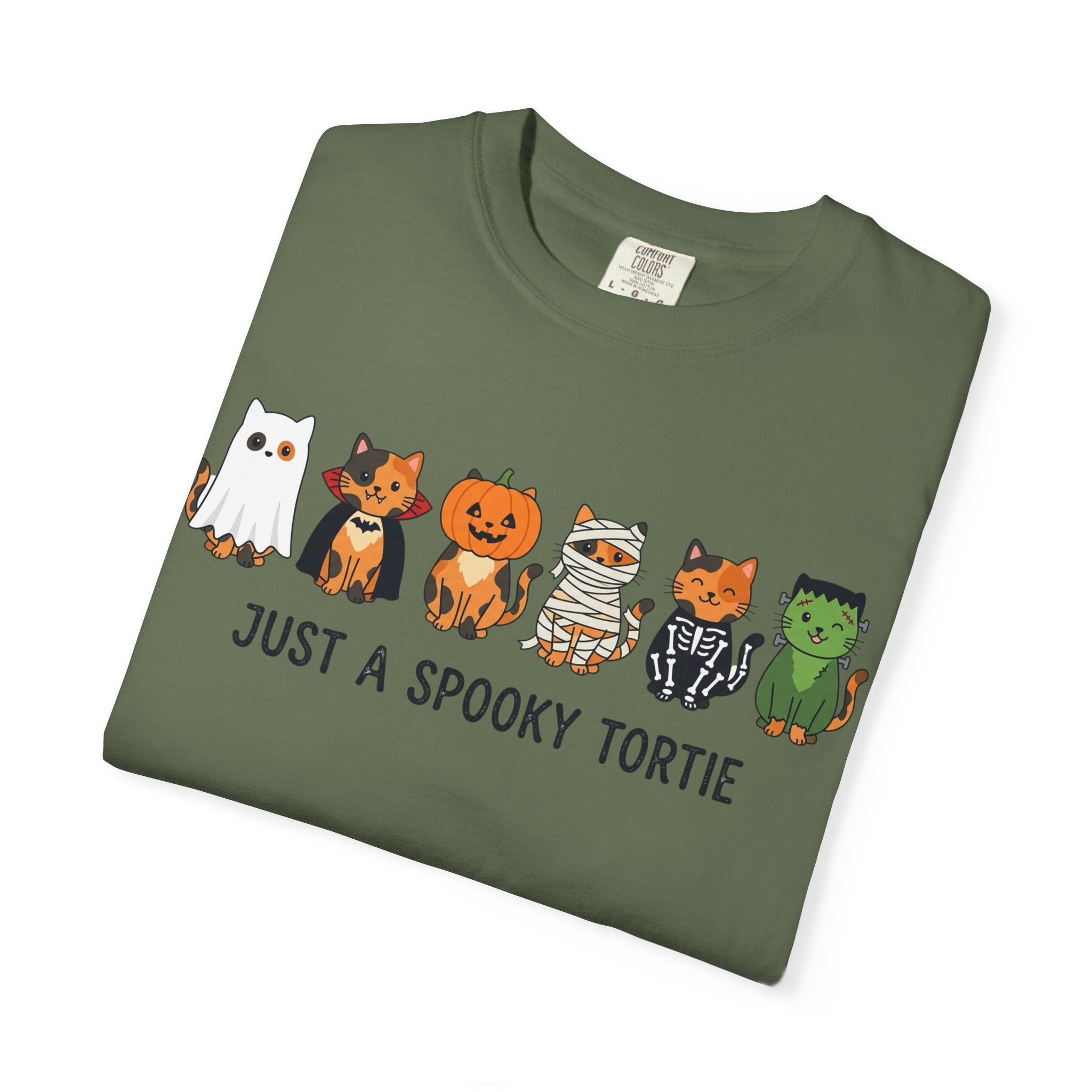 Just a Spooky Tortie | Halloween Cat T-Shirt