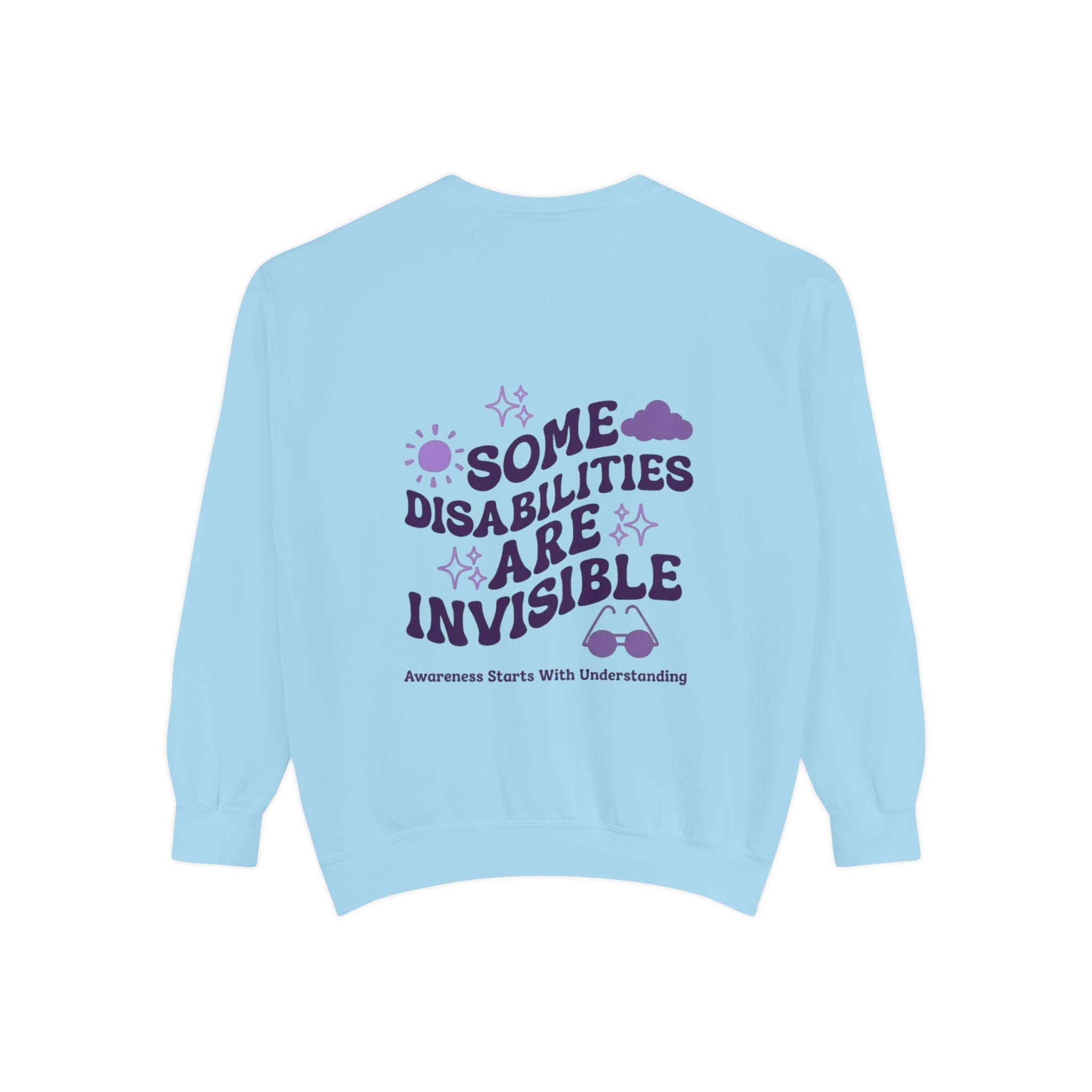 Invisible Club Sweatshirt — Some Disabilities Are Invisible Awareness Crewneck