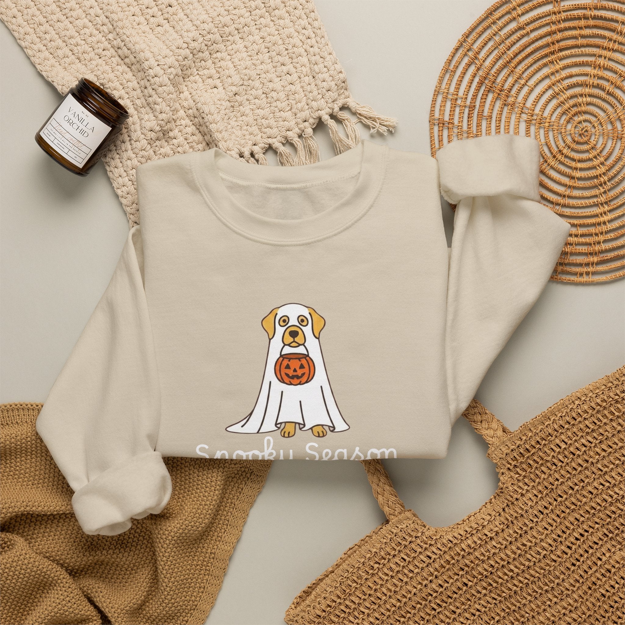 Halloween Lab 'Spooky Season' Crewneck Sweatshirt
