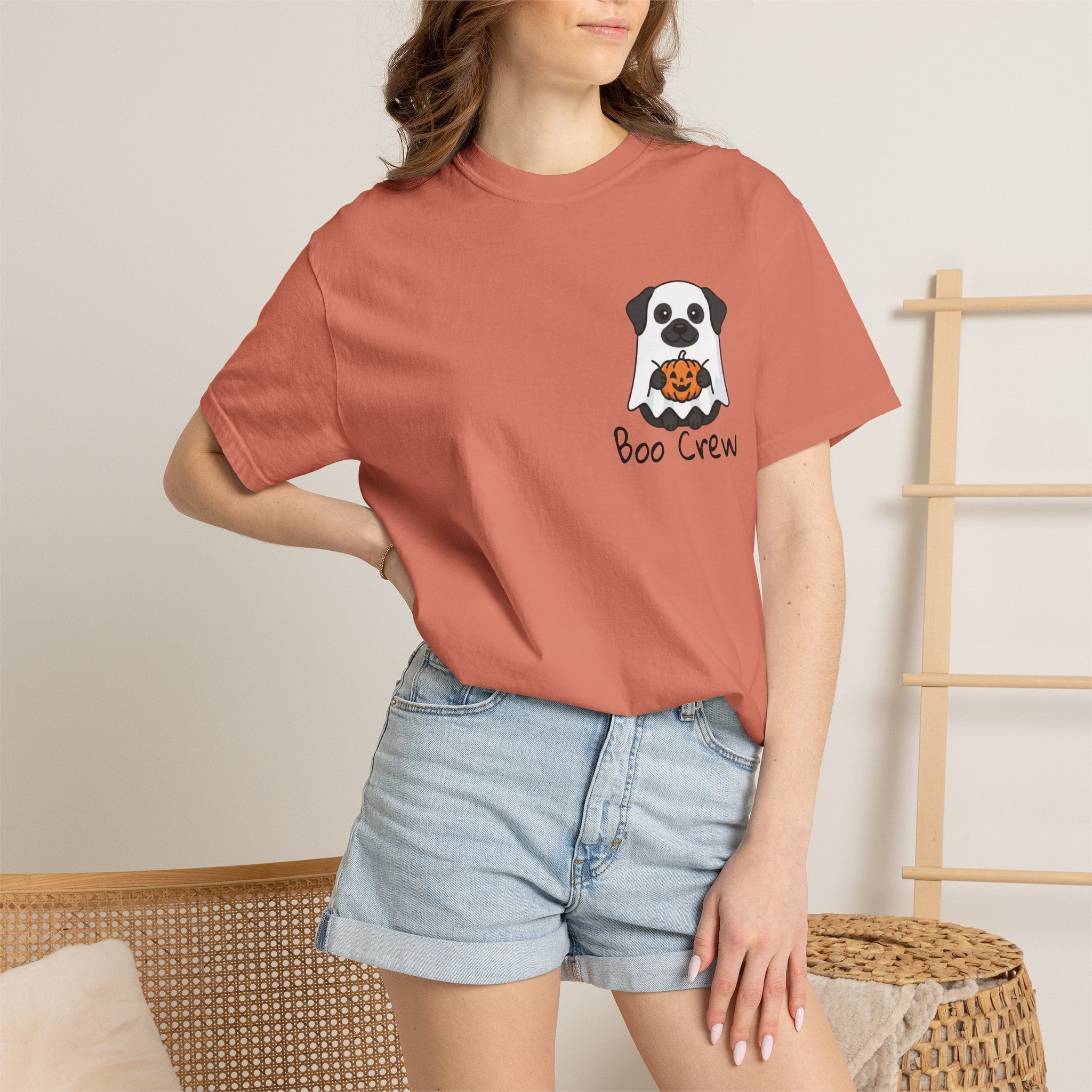 Ozzie Boo Crew T-shirt | Halloween Dog Shirt