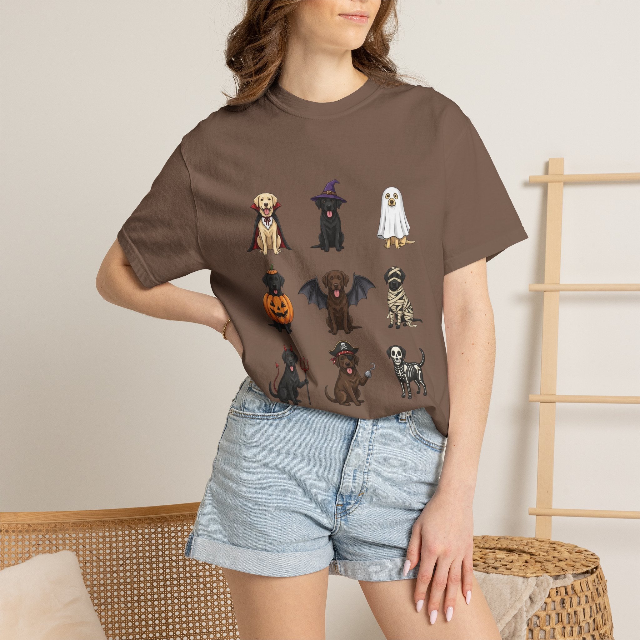 Trick or Treating Labs | Halloween Dog T-Shirt