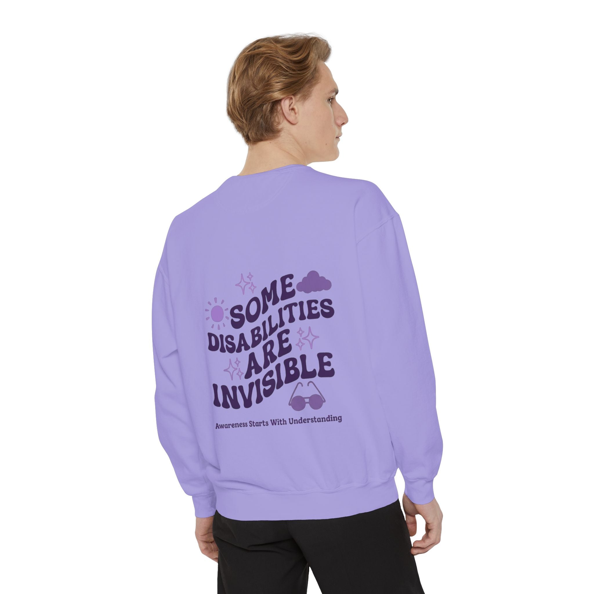 Invisible Club Sweatshirt — Some Disabilities Are Invisible Awareness Crewneck