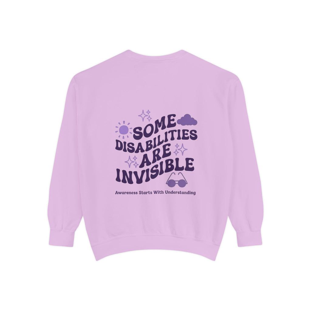 Invisible Club Sweatshirt — Some Disabilities Are Invisible Awareness Crewneck