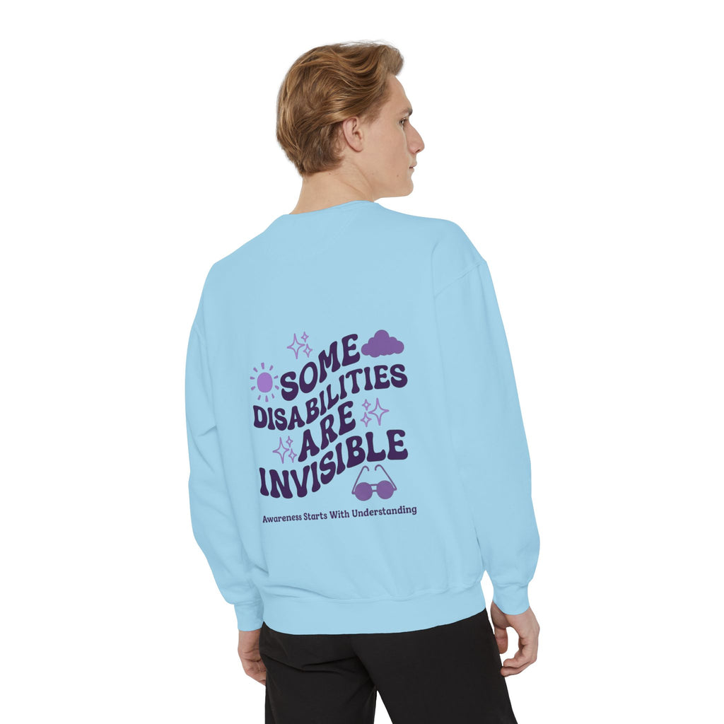Invisible Club Sweatshirt — Some Disabilities Are Invisible Awareness Crewneck