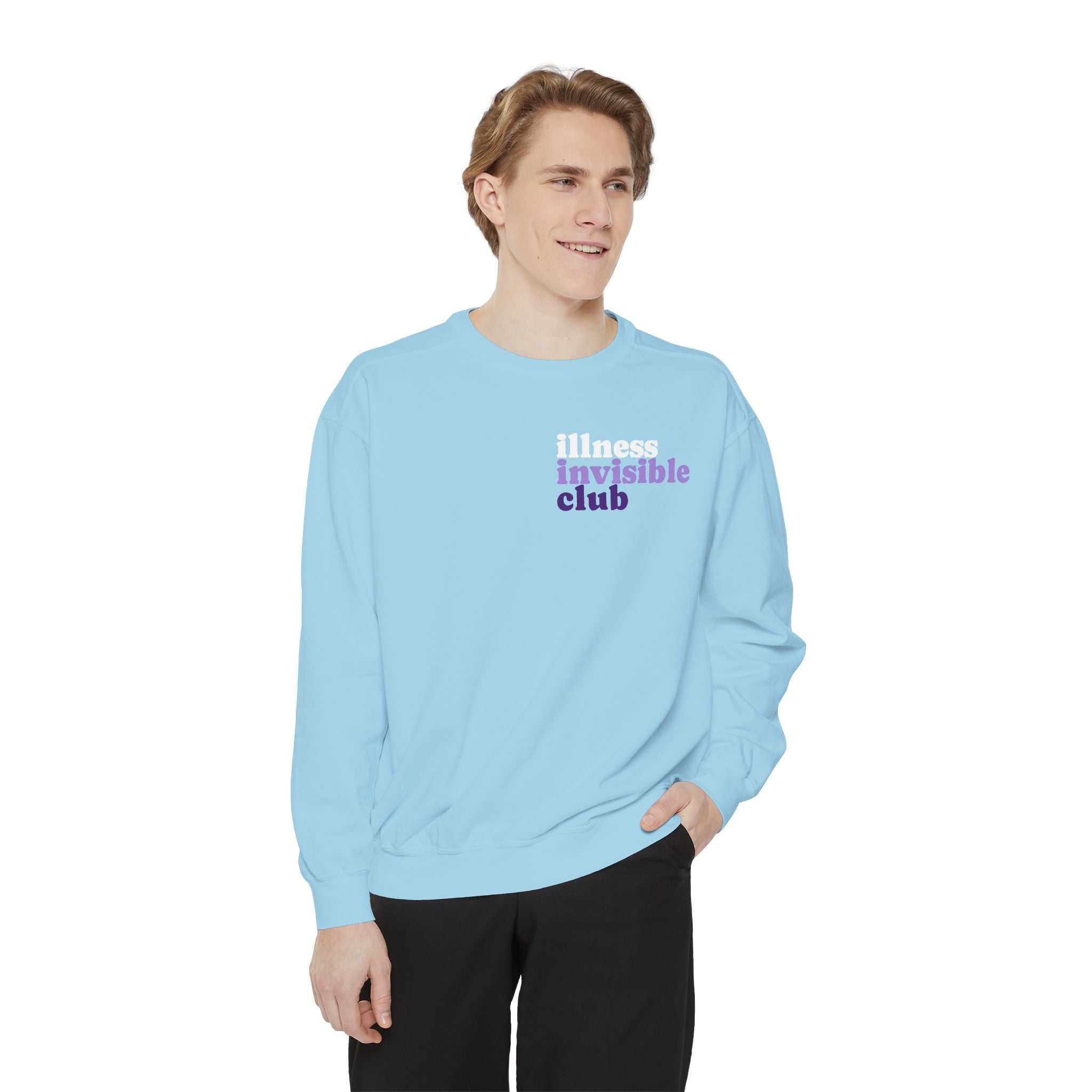 Invisible Club Sweatshirt — Some Disabilities Are Invisible Awareness Crewneck