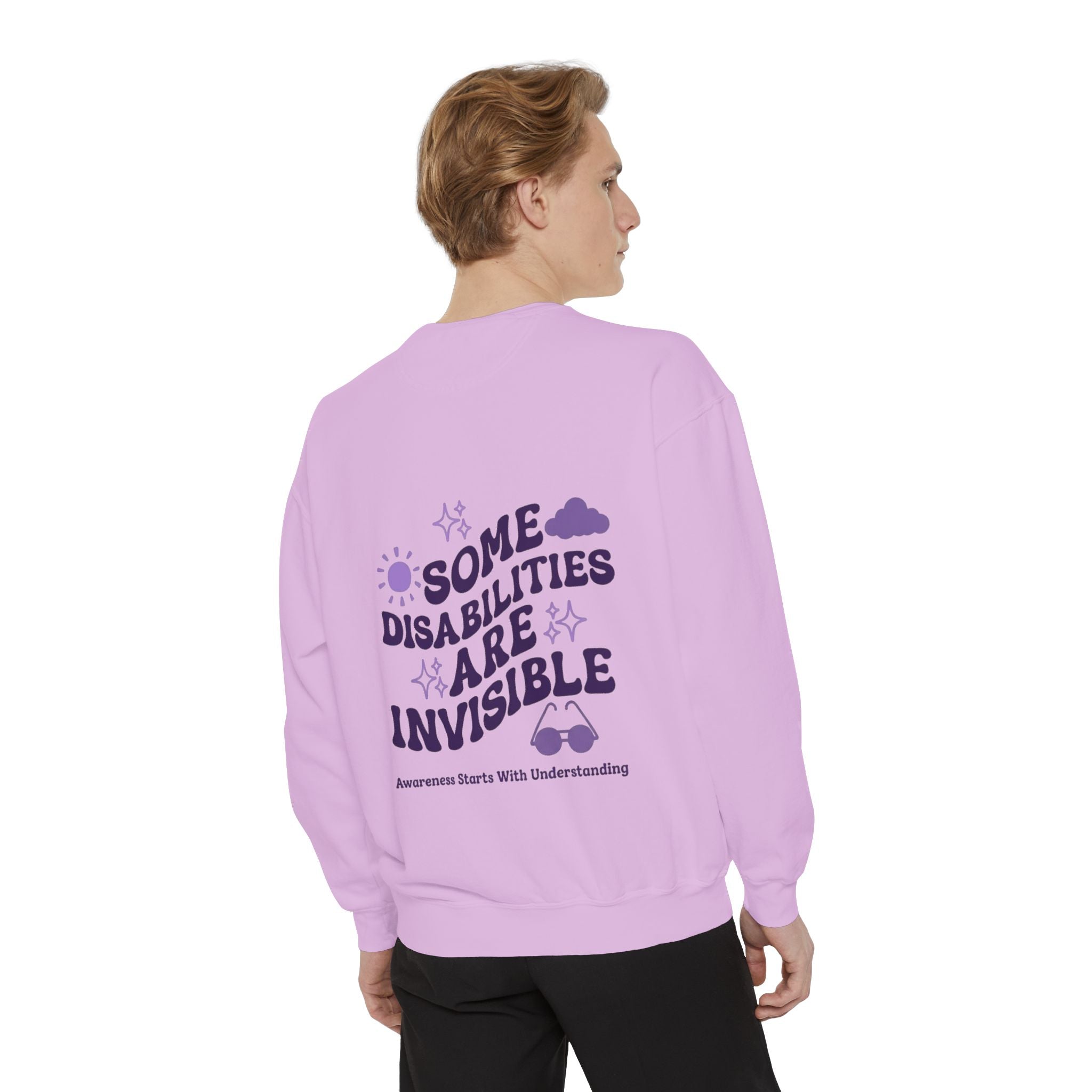 Invisible Club Sweatshirt — Some Disabilities Are Invisible Awareness Crewneck