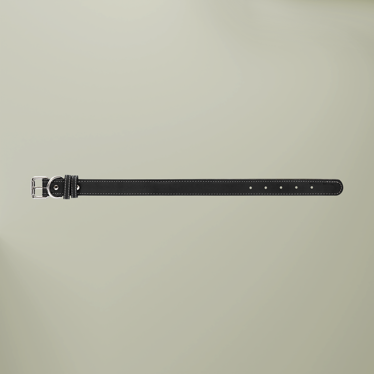 WHISKER & WAG Leather Pet Collar | Engraved Nameplate