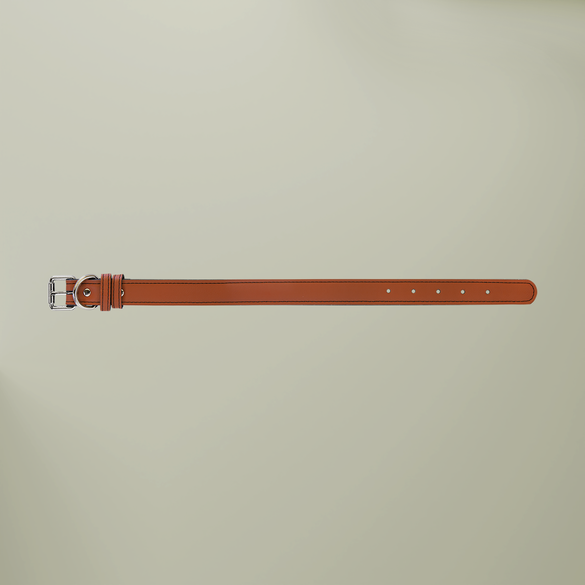 WHISKER & WAG Leather Pet Collar | Engraved Nameplate