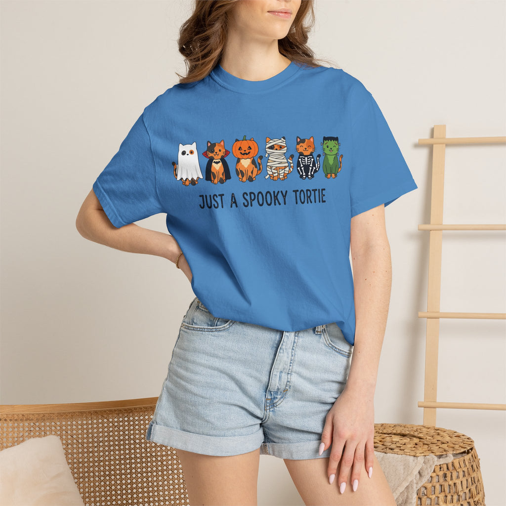 Just a Spooky Tortie | Halloween Cat T-Shirt