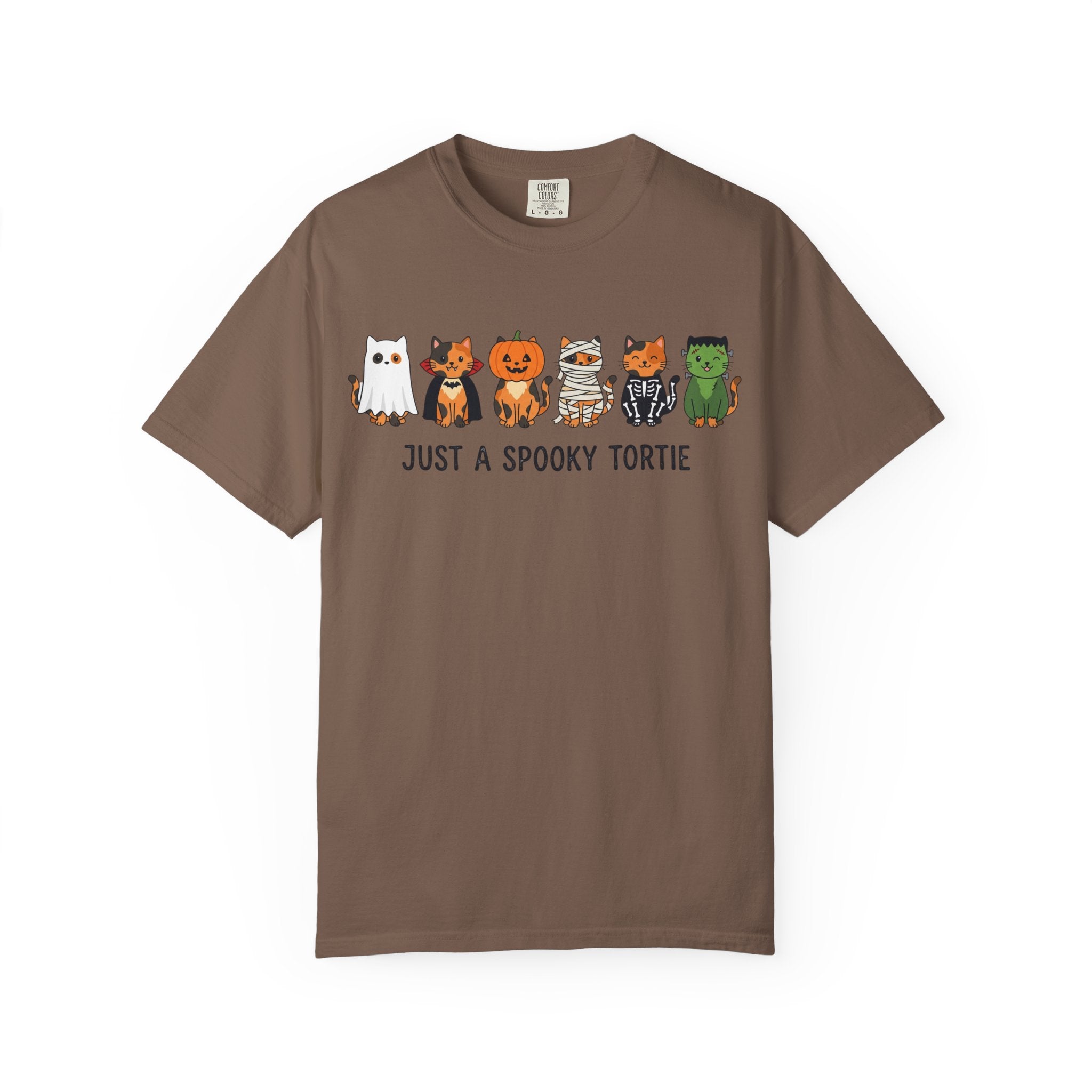 Just a Spooky Tortie | Halloween Cat T-Shirt