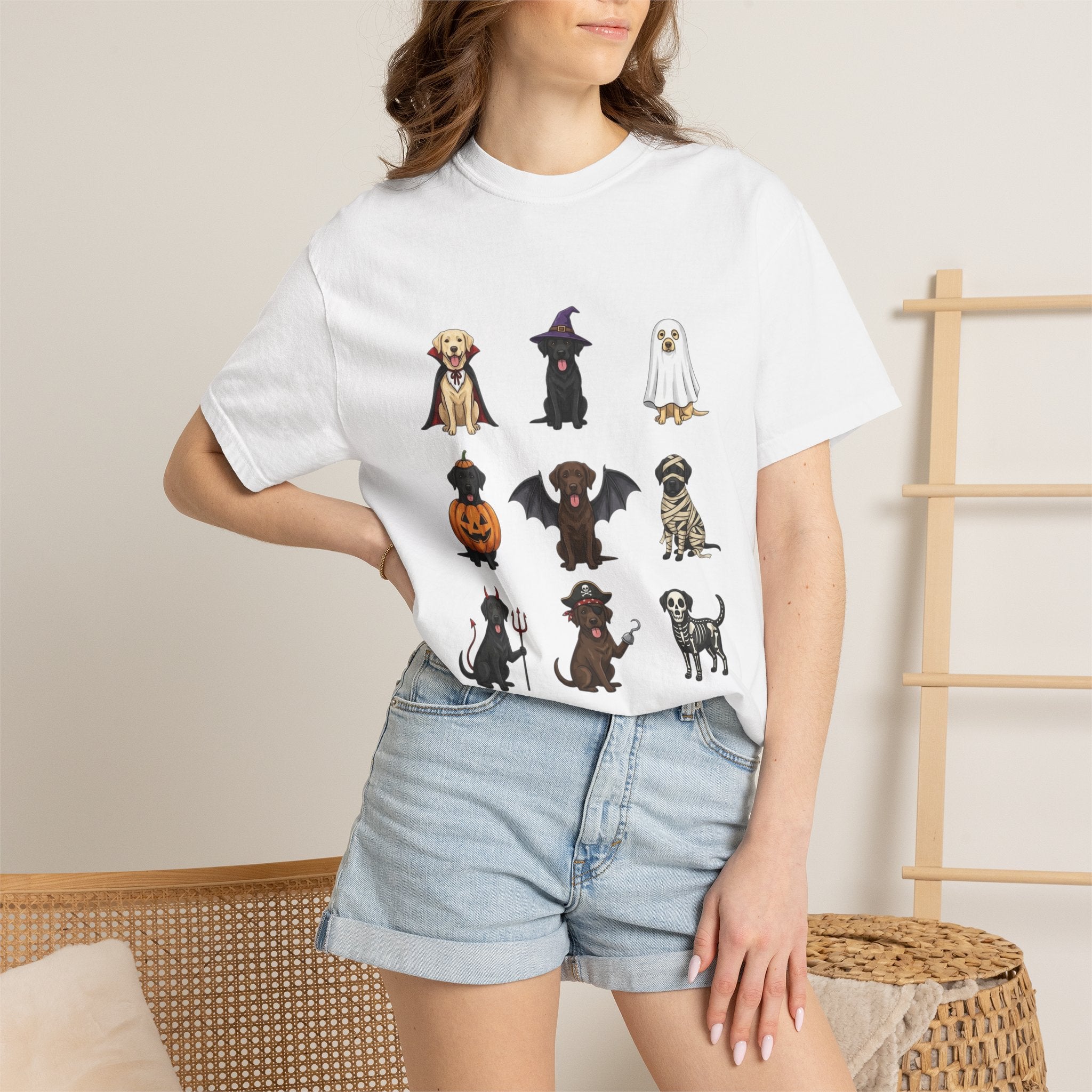 Trick or Treating Labs | Halloween Dog T-Shirt