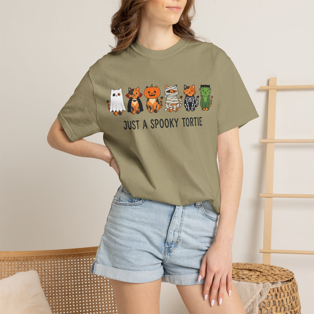Just a Spooky Tortie | Halloween Cat T-Shirt