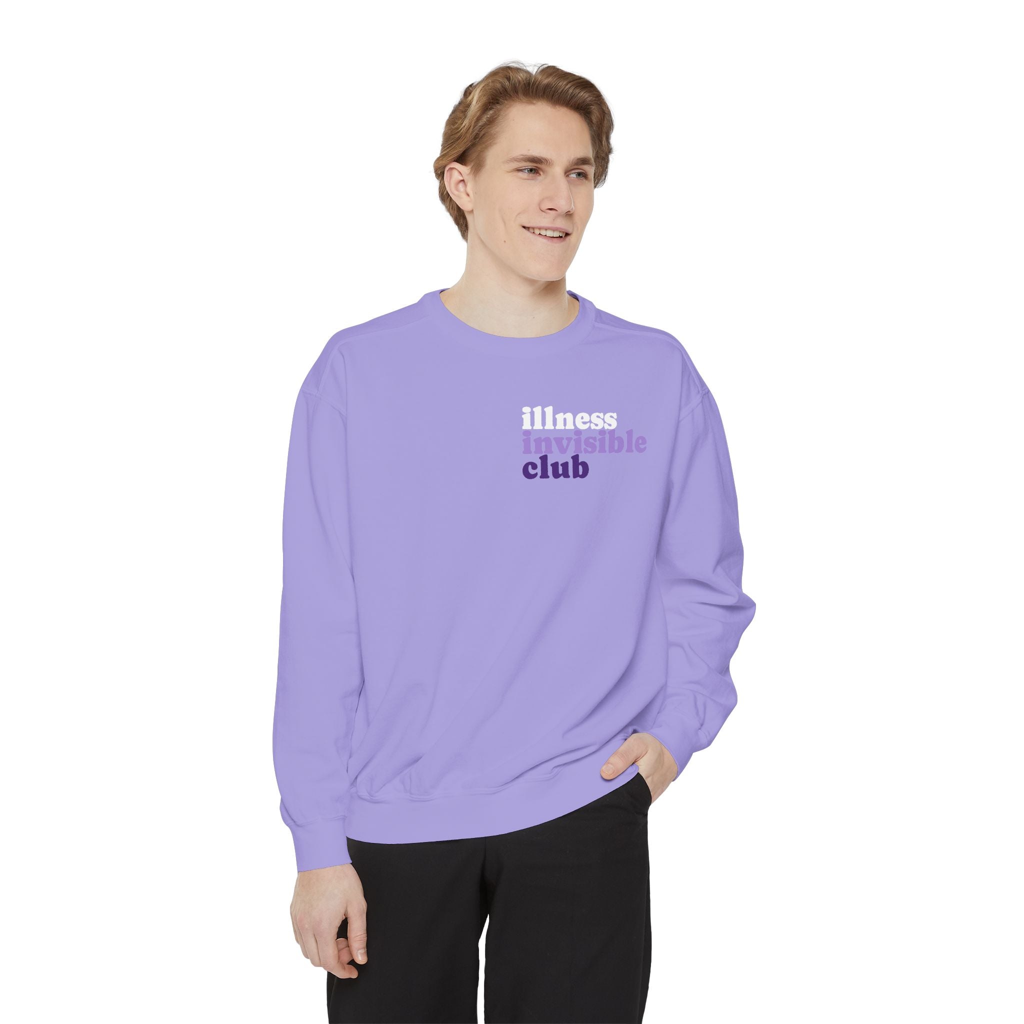 Invisible Club Sweatshirt — Some Disabilities Are Invisible Awareness Crewneck