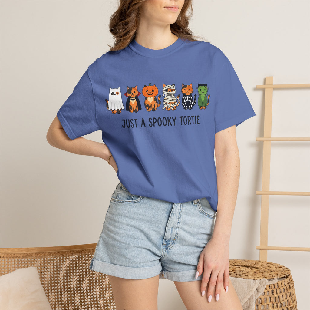 Just a Spooky Tortie | Halloween Cat T-Shirt