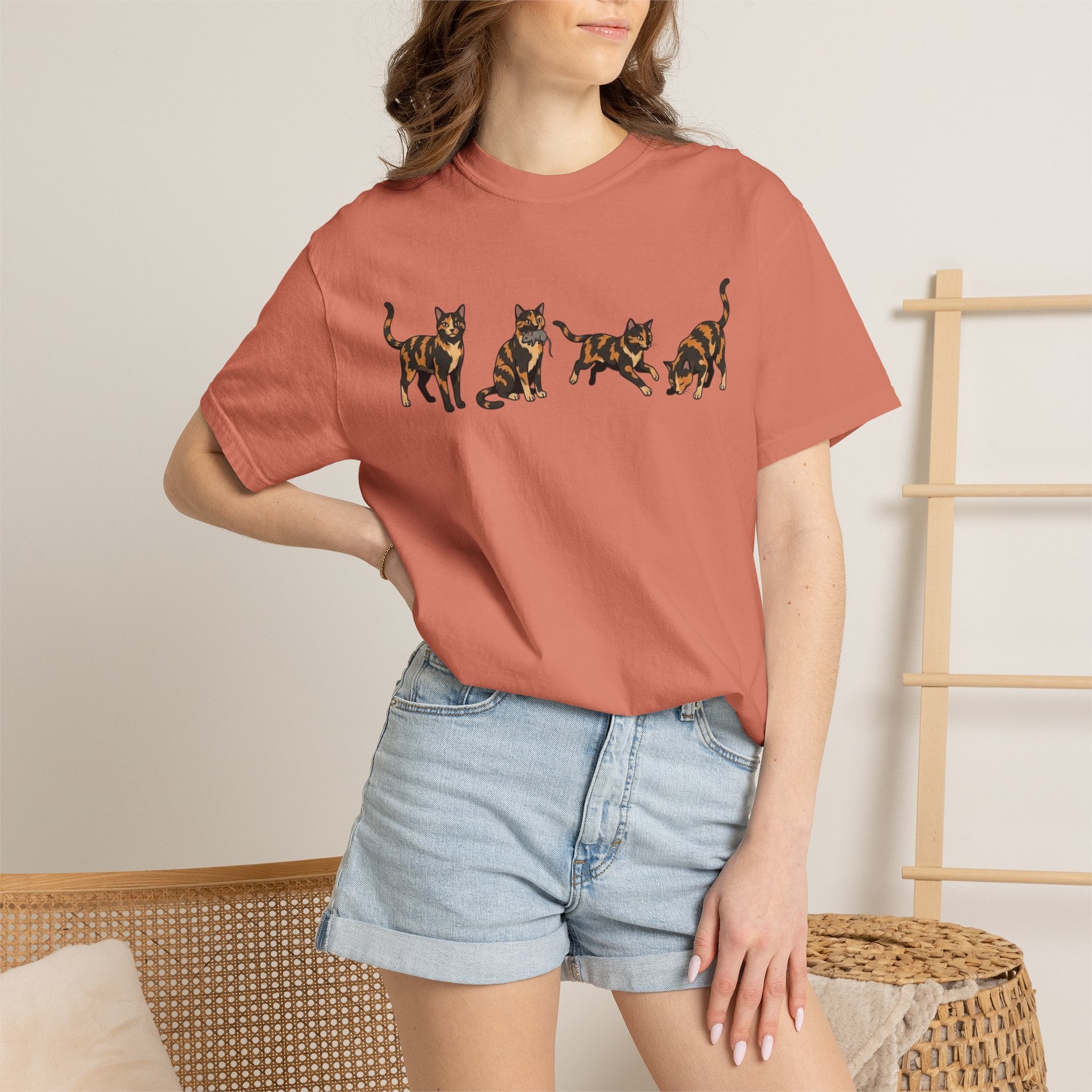 Just Piper Things | Tortie Cat Tshirt