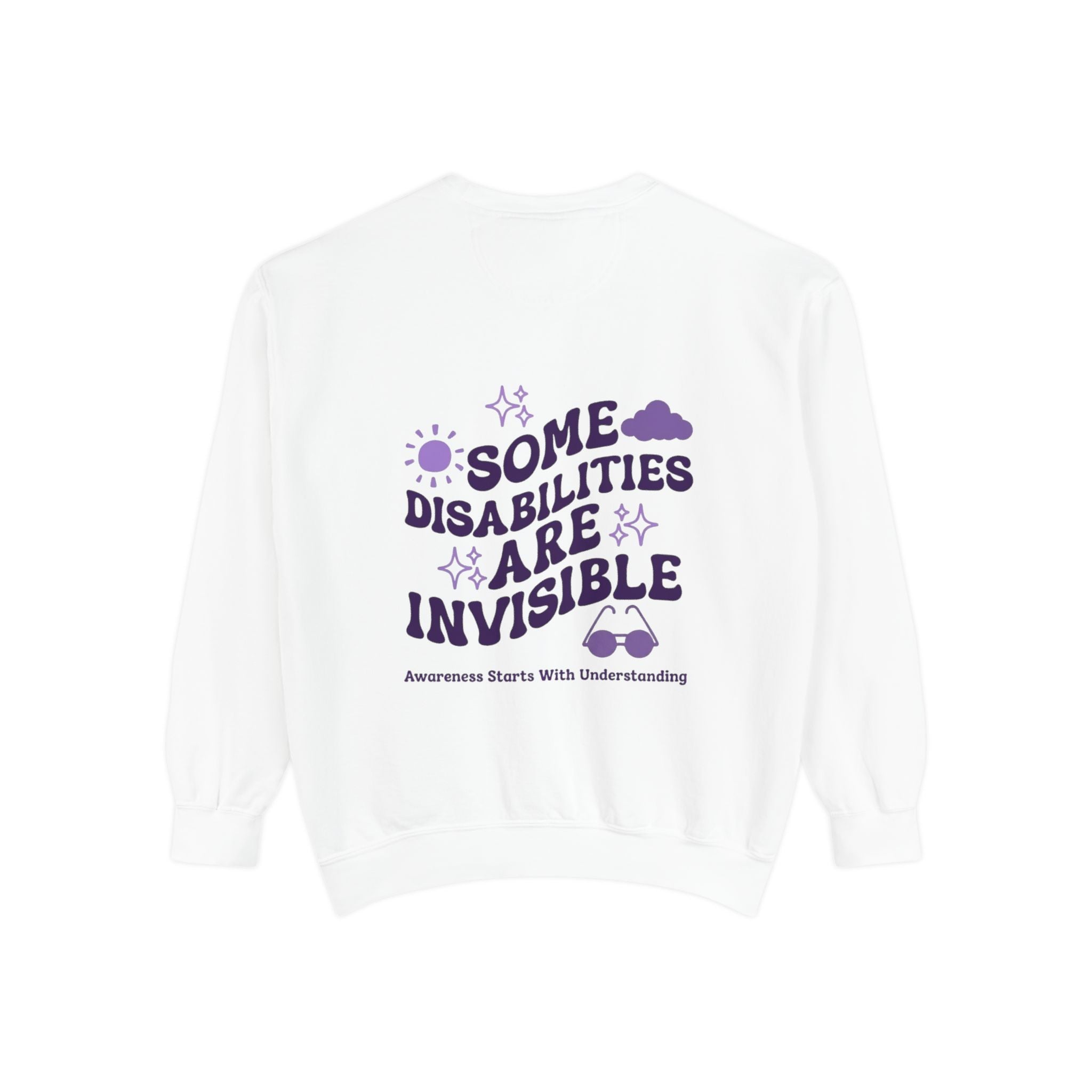 Invisible Club Sweatshirt — Some Disabilities Are Invisible Awareness Crewneck