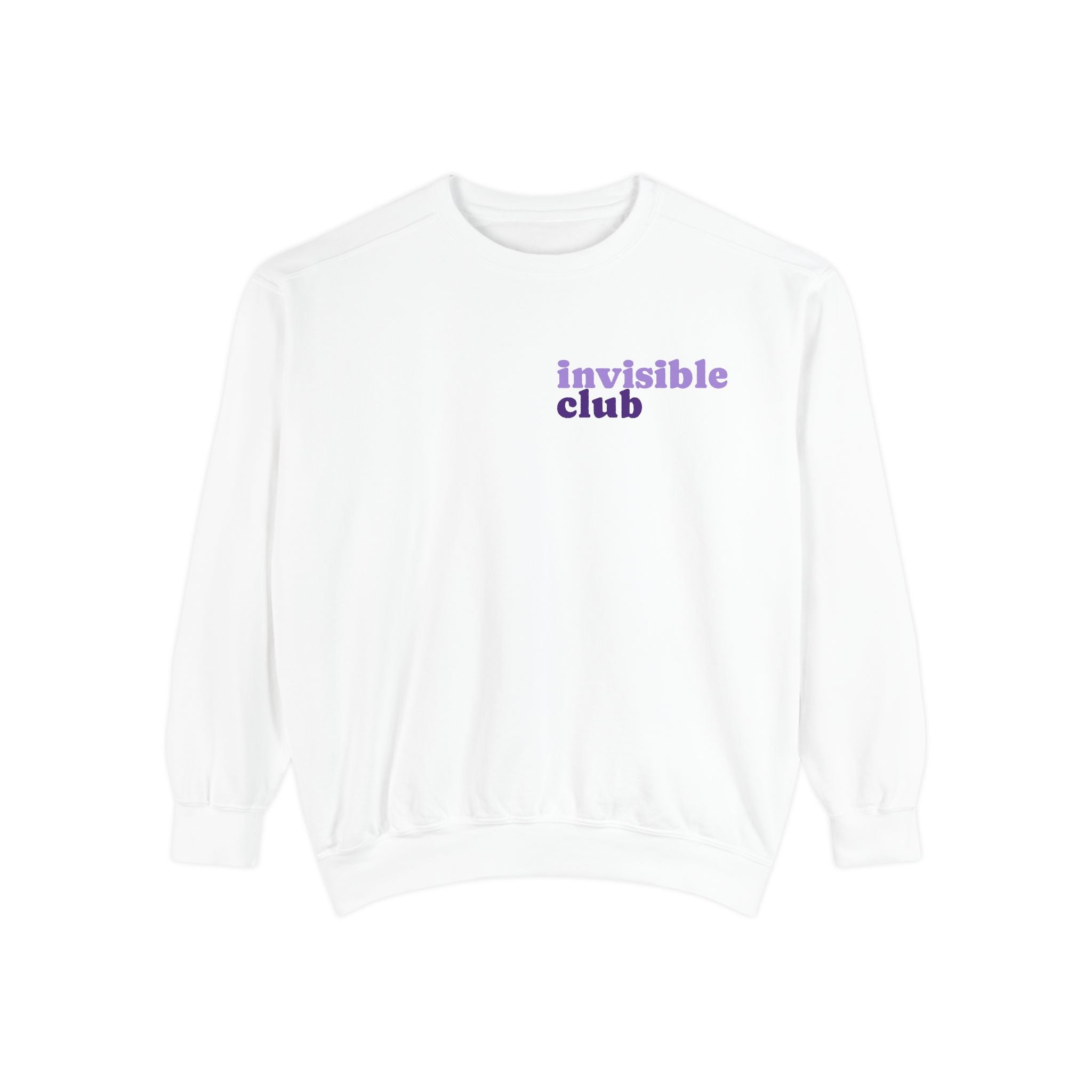 Invisible Club Sweatshirt — Some Disabilities Are Invisible Awareness Crewneck