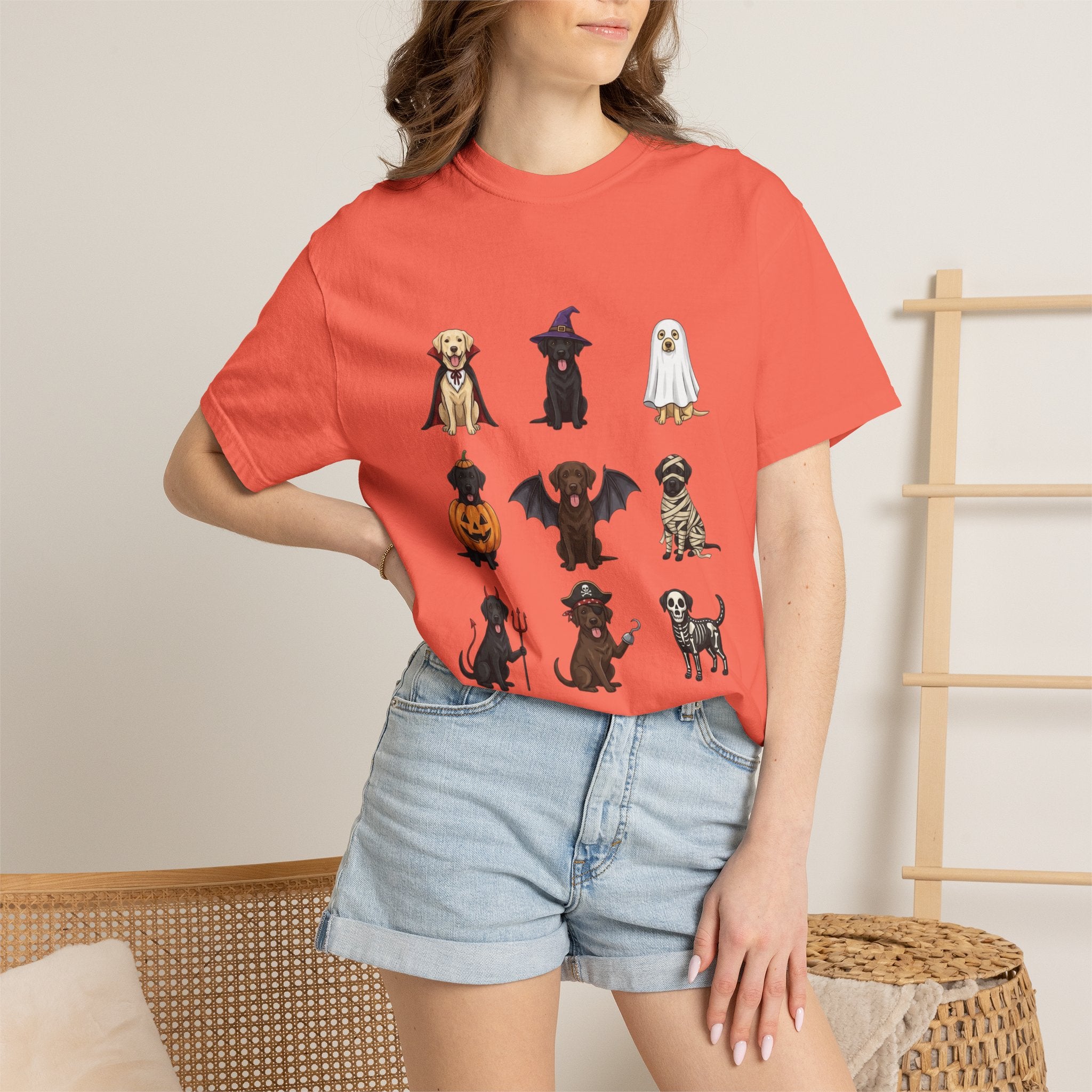 Trick or Treating Labs | Halloween Dog T-Shirt