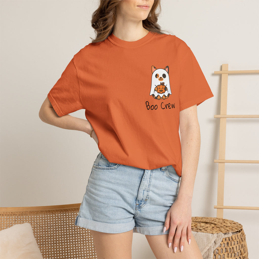 Piper Boo Crew T-shirt | Halloween Cat Shirt