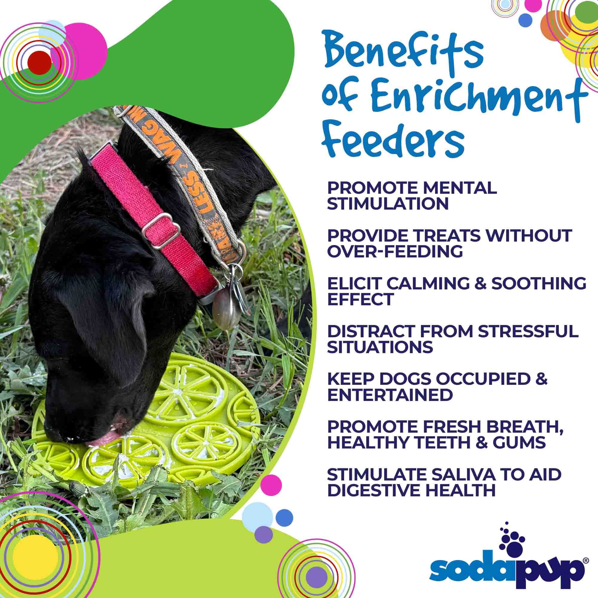 SodaPup Citrus Lick Mat For Dogs and Cats