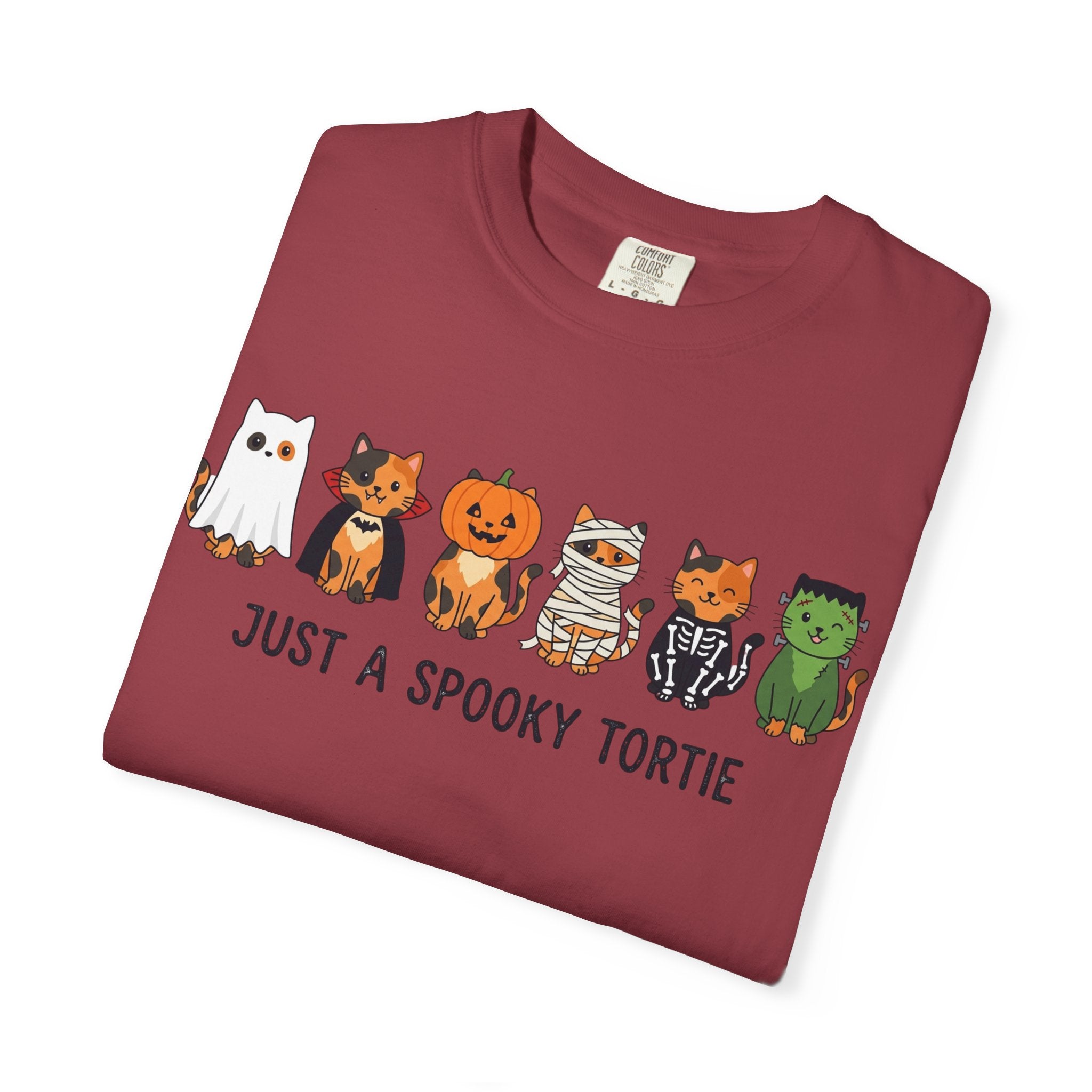 Just a Spooky Tortie | Halloween Cat T-Shirt
