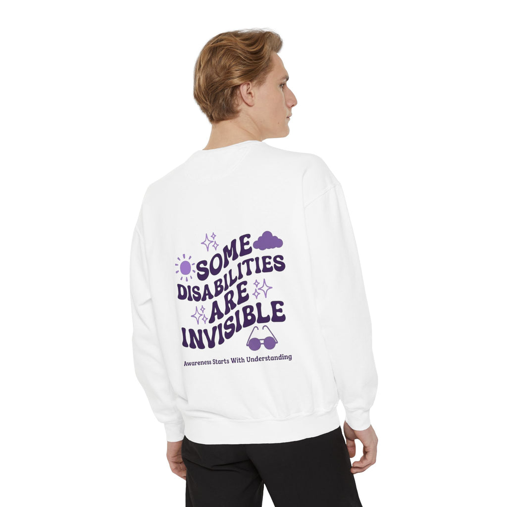 Invisible Club Sweatshirt — Some Disabilities Are Invisible Awareness Crewneck