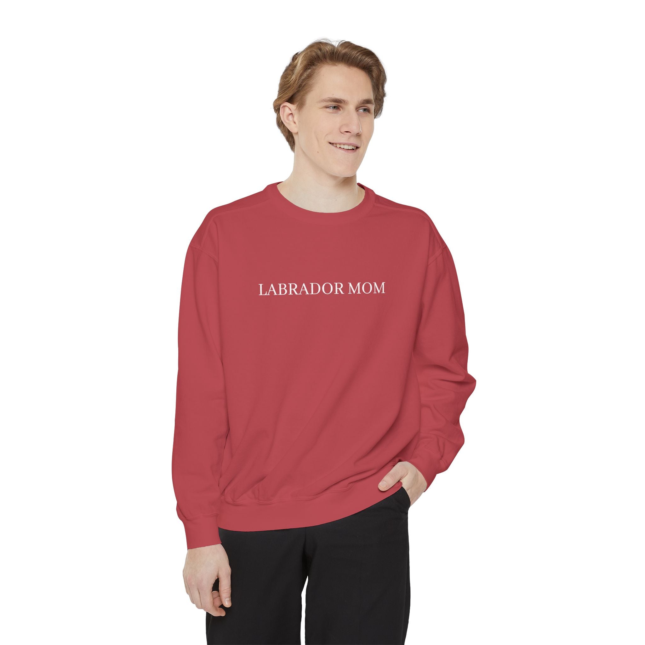 Labrador Mom Sweatshirt — Comfort Colors