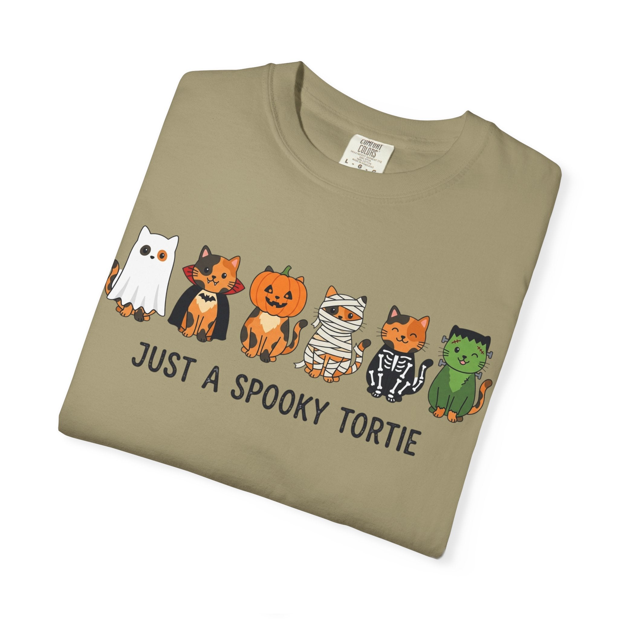 Just a Spooky Tortie | Halloween Cat T-Shirt