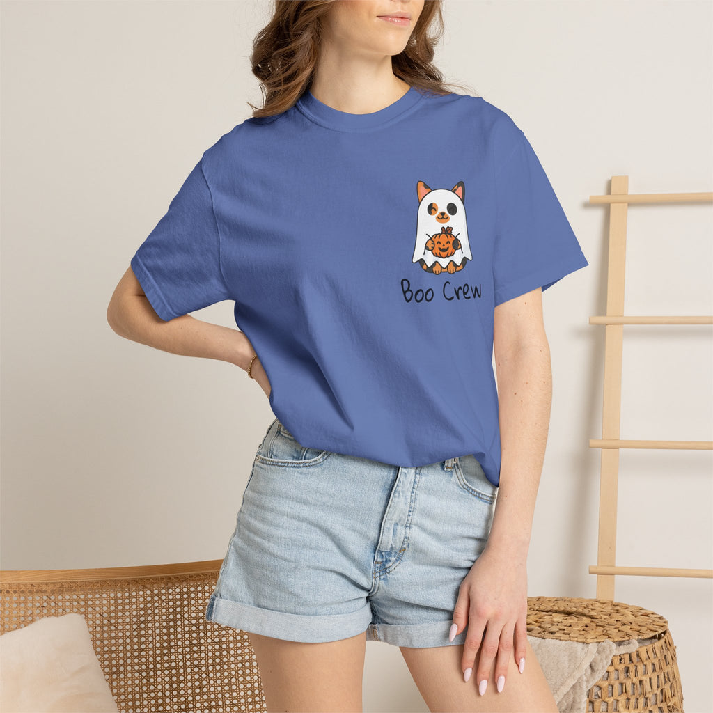 Piper Boo Crew T-shirt | Halloween Cat Shirt