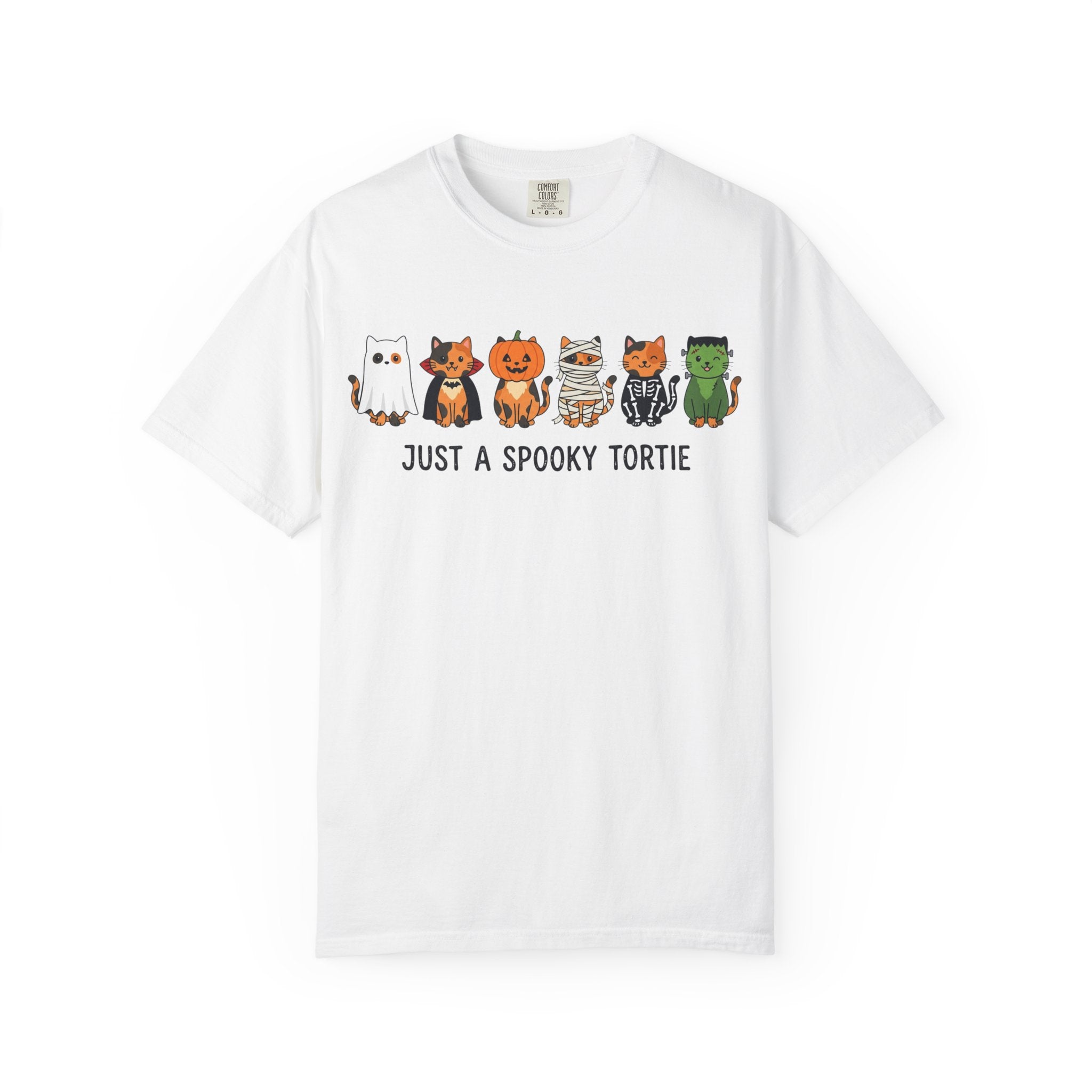 Just a Spooky Tortie | Halloween Cat T-Shirt