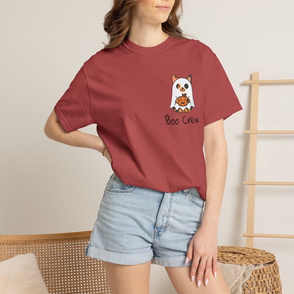 Piper Boo Crew T-shirt | Halloween Cat Shirt