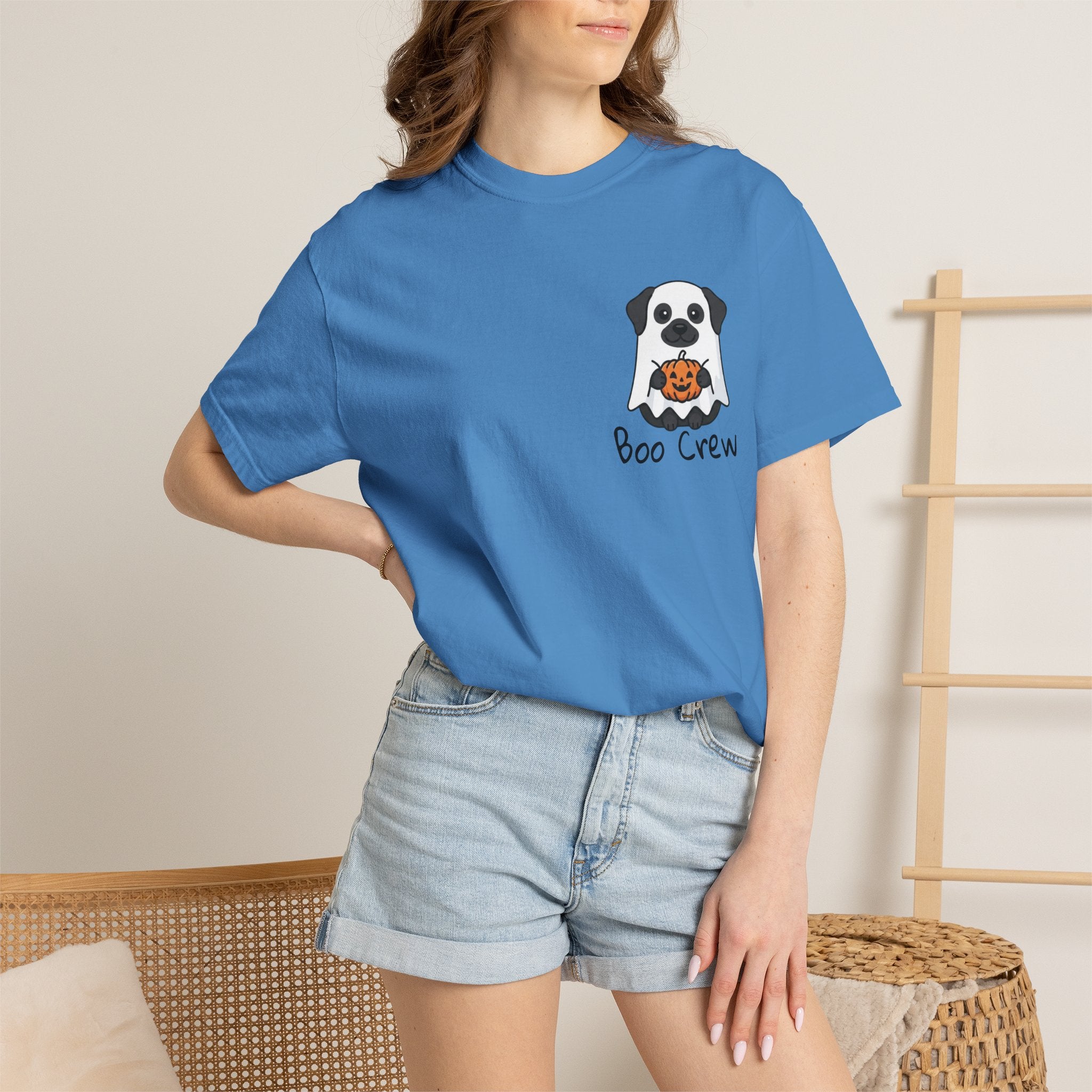 Ozzie Boo Crew T-shirt | Halloween Dog Shirt