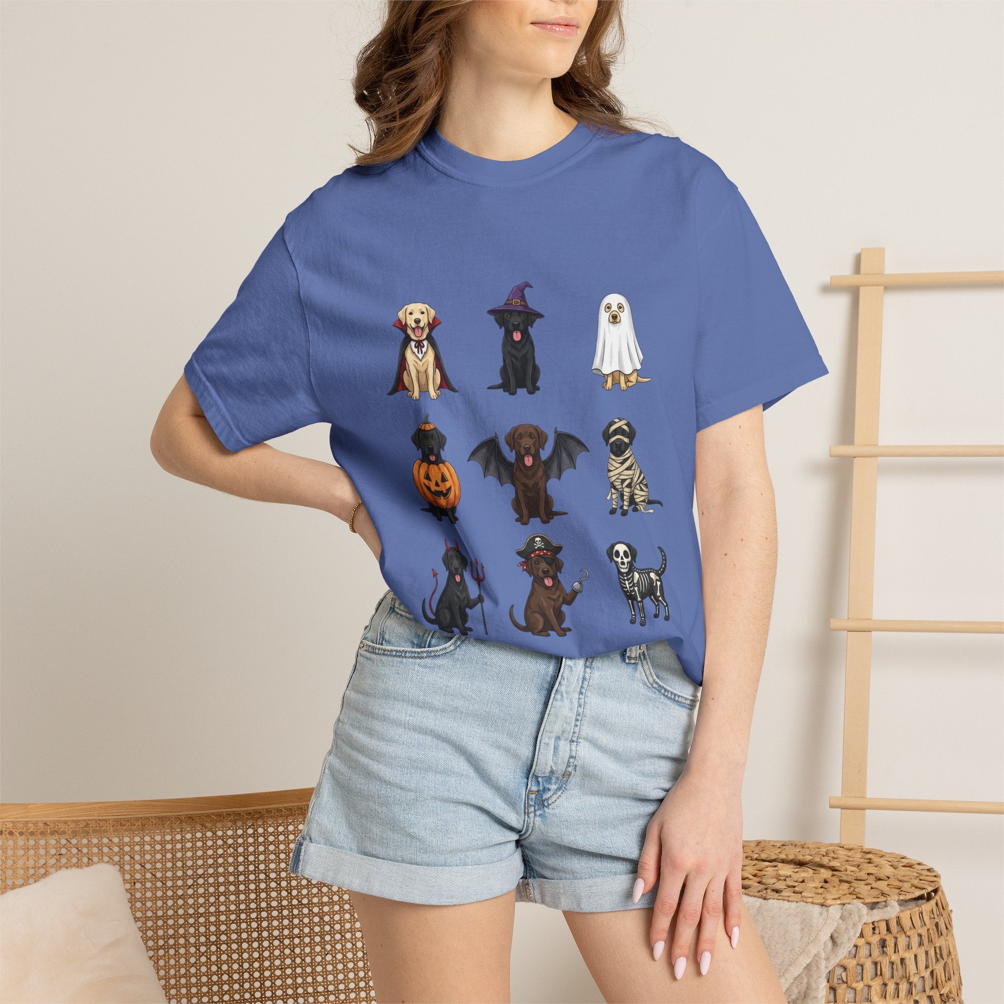 Trick or Treating Labs | Halloween Dog T-Shirt