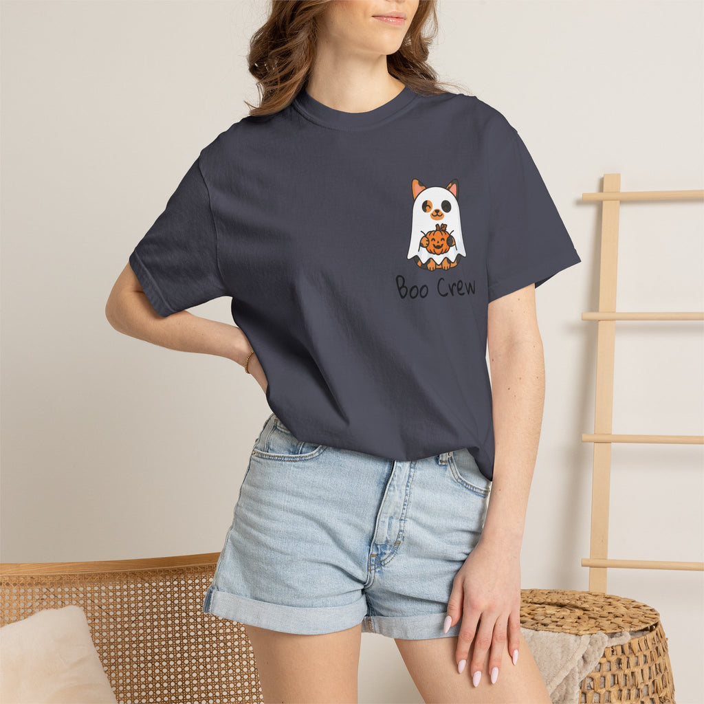 Piper Boo Crew T-shirt | Halloween Cat Shirt