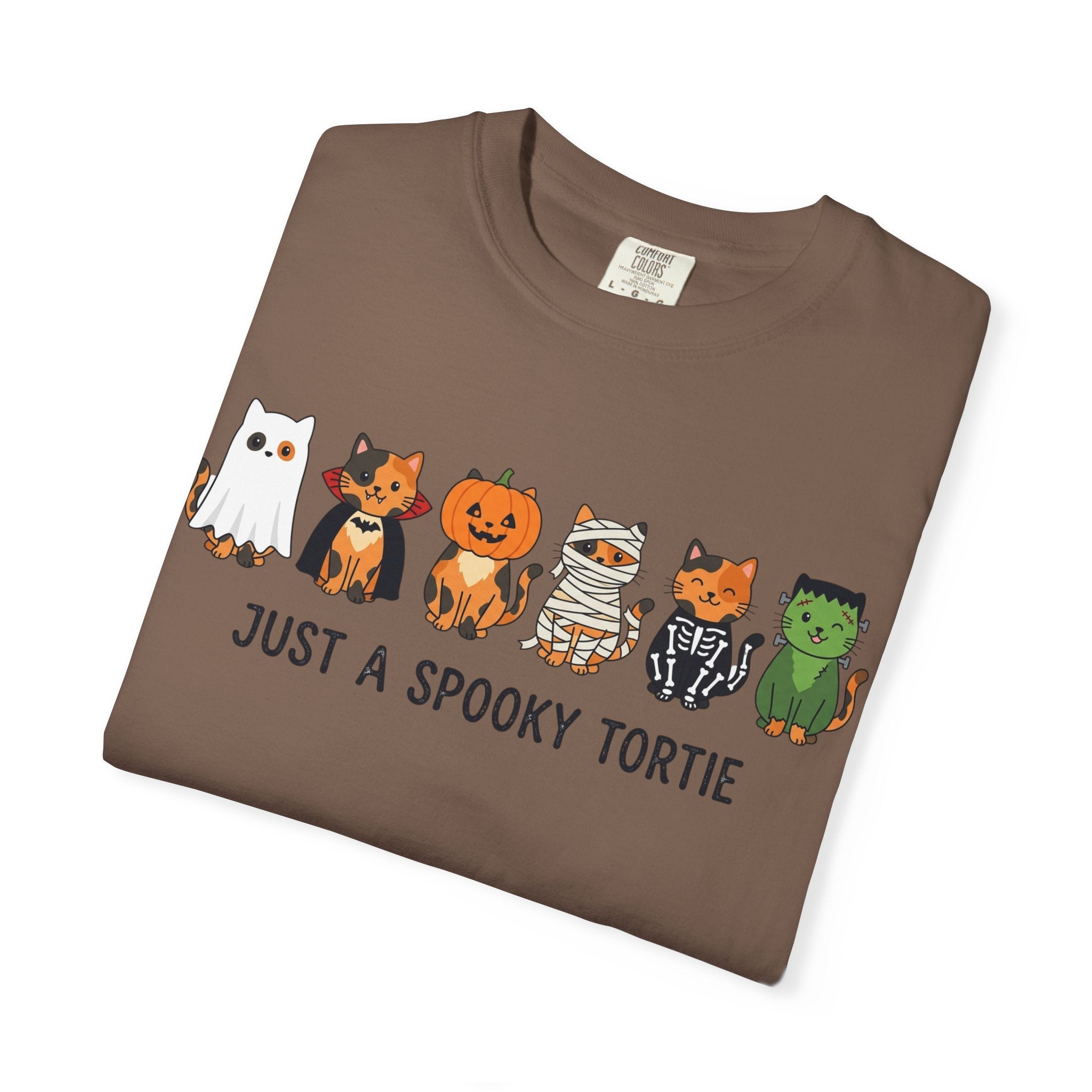 Just a Spooky Tortie | Halloween Cat T-Shirt