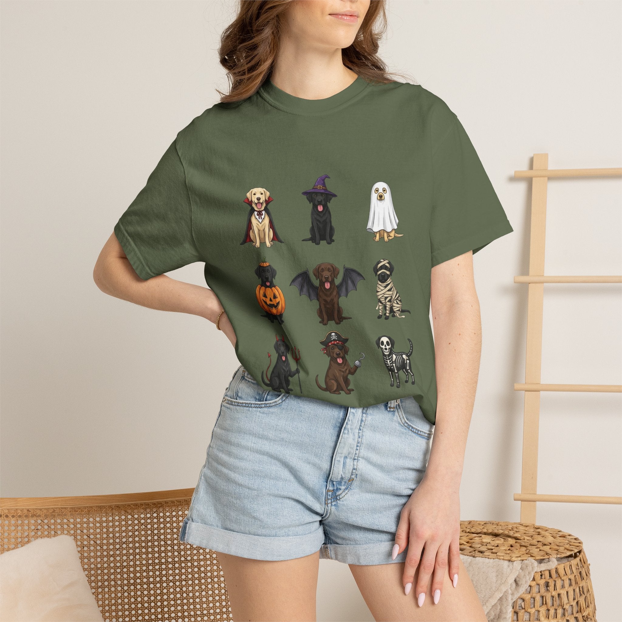 Trick or Treating Labs | Halloween Dog T-Shirt