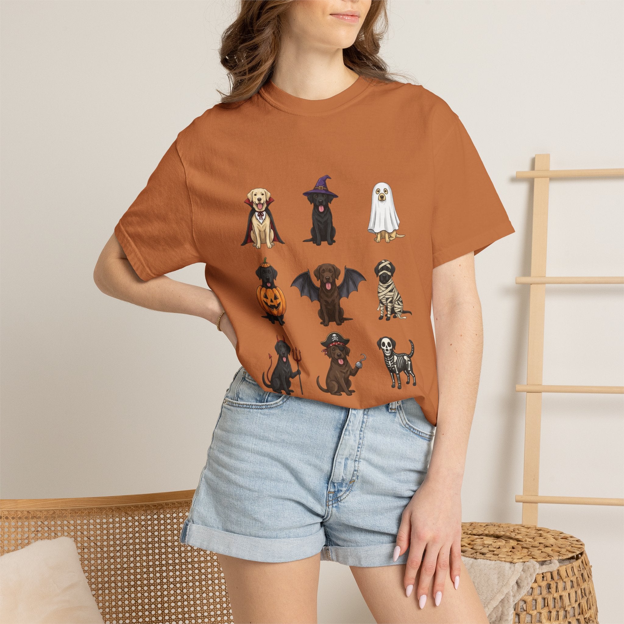 Trick or Treating Labs | Halloween Dog T-Shirt