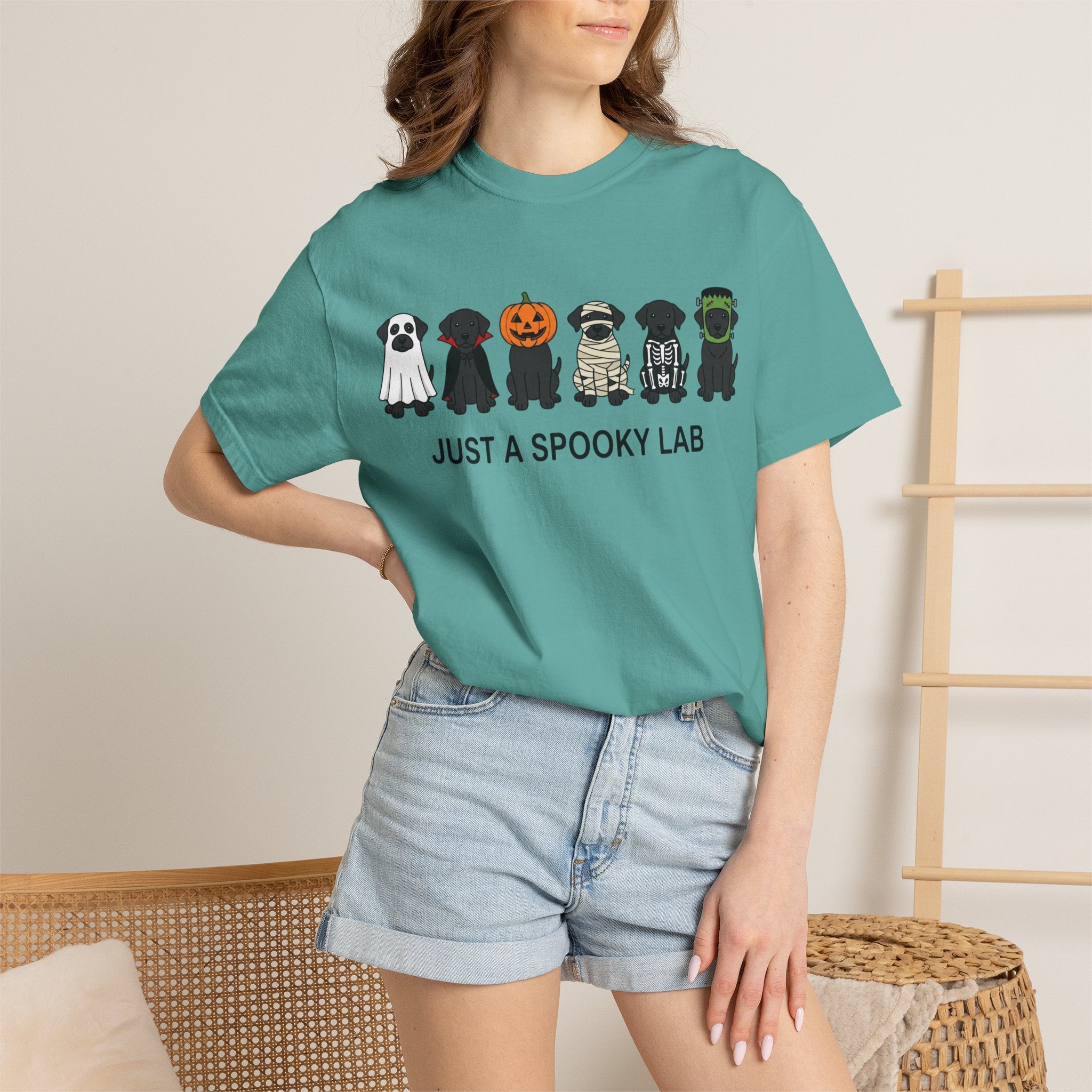 Just a Spooky Lab | Halloween Lab T-Shirt