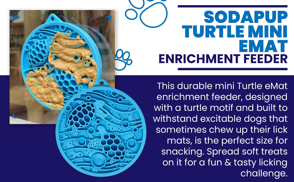 SodaPup Turtle Mini Lick Mat