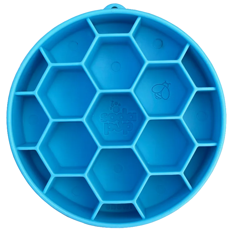 SodaPup Honeycomb Deep Slow Feeder Dog Bowl