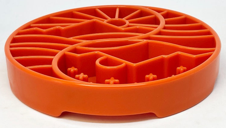 SodaPup Sun and Moon Shallow Slow Feeder Dog Bowl